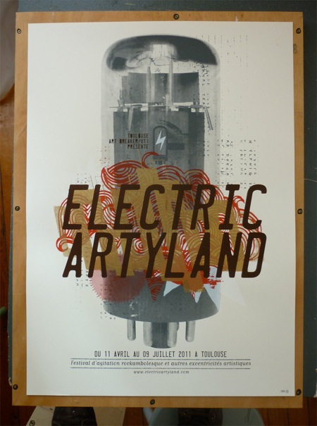 exposition "rock'n graph" dans le cadre de l'évènement "Electric Artyland"